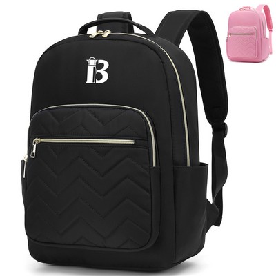 Polyester travel school bag backpack