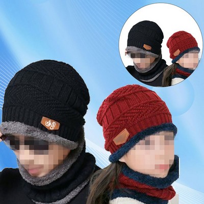 Unisex Beanie Hat Scarf Combo