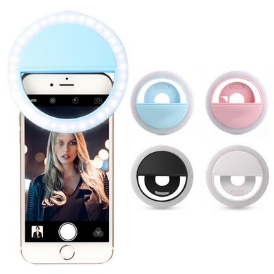 Portable Selfie Light Phone Ring with Plastic Grip