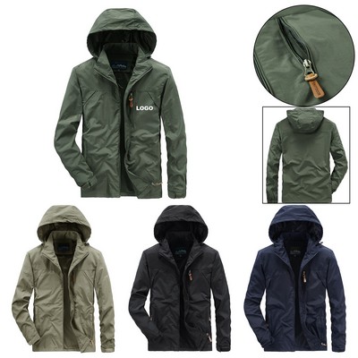 Mens Windproof Jacket Waterproof Lightweight Mountain Sport Jacket