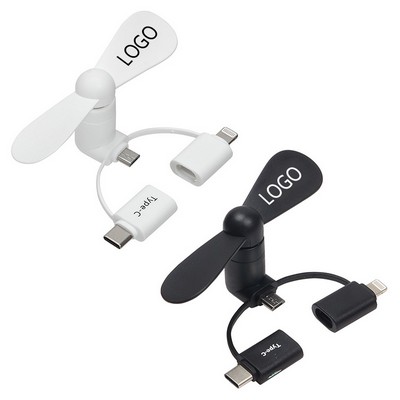 3-in-1 Mini Phone Fan