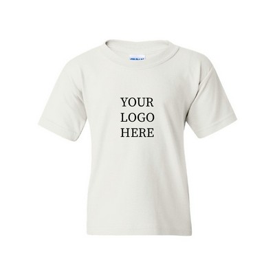 Gildan® Heavy Cotton™ Youth White T-Shirt