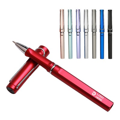 Plastic Ballpoint Pen With Lid