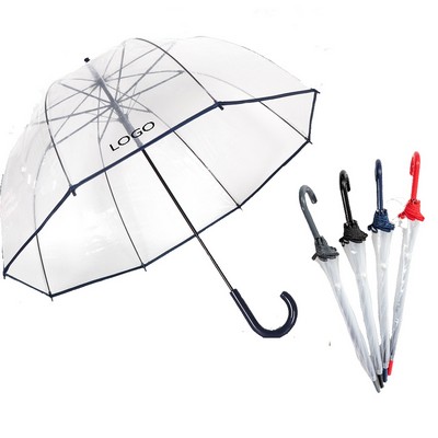 Womens Clear Bubble Umbrella