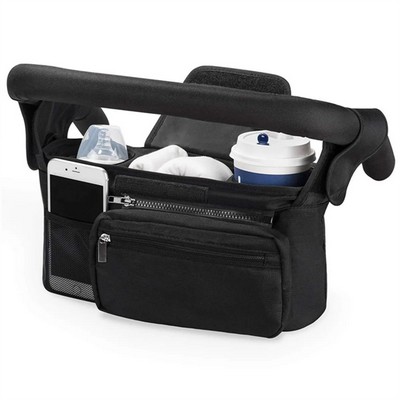 Versatile Baby Stroller Organizer Shoulder Strap Included