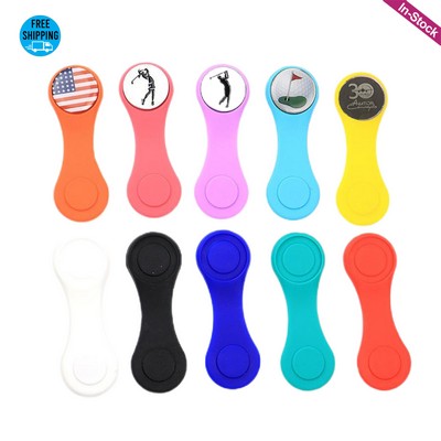 Silicone Golf Hat Clip Ball Marker