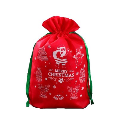 Christmas Non-Woven Gift Bag 10''x14''