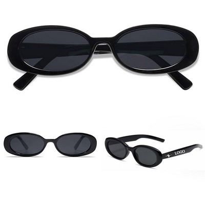 Retro Oval Sunglasses