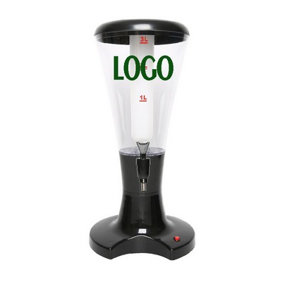 3L Beer Tower Drink Dispenser Type 11