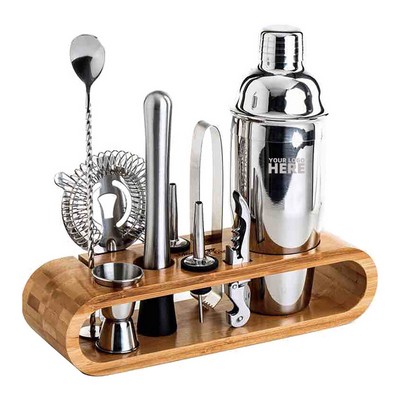 9 Piece Shaker Set Bartender Kit