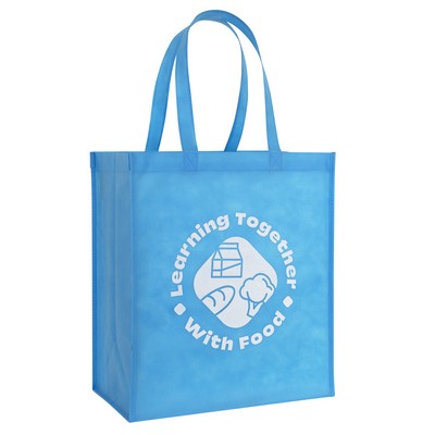 Custom 80g Non-Woven PP Tote Bag 13"x15"x8"