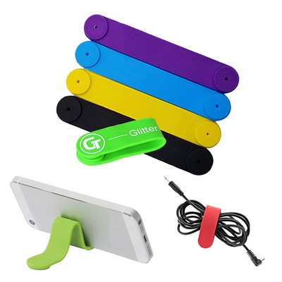 Silicone Magnetic Cable Clips/Phone Stand