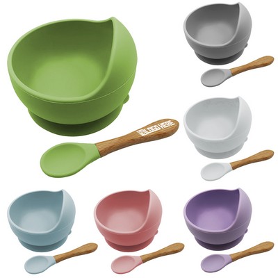 Silicone Baby Bowl And Spoon Set