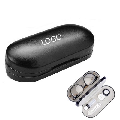 2 In 1 Double Sided Lens Case And Glasses Case