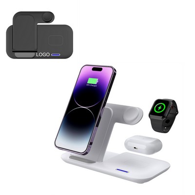 3 in 1 Wireless Charging Station