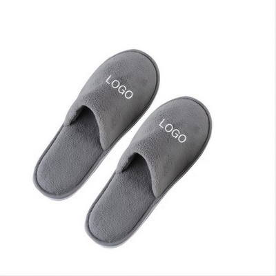 Coral Fleece Hotel Slippers