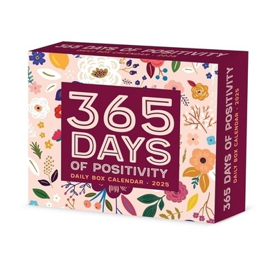 365 Days of Positivity 2025 6.2" x 5.4" Box Calendar