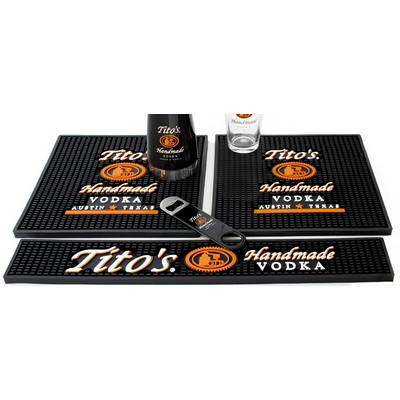 Custom Counter Service Mat - Heavy Duty Molded Floor Matting - 14"x14".375"-Value