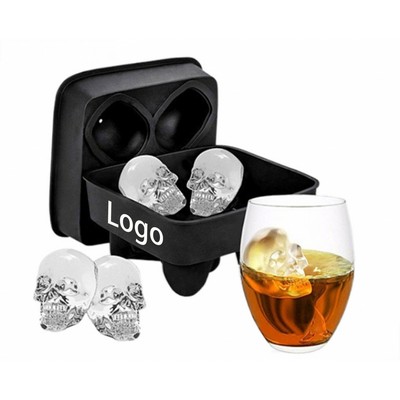 3D Skull Ice Mold