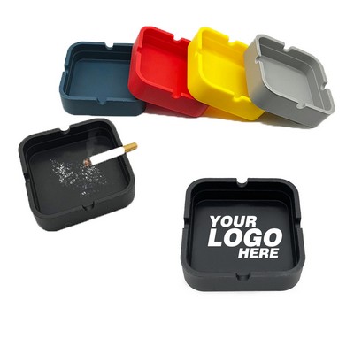 Square Silicone Ashtray