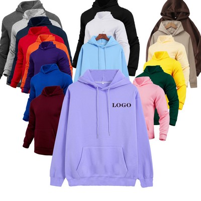 Personalized Pullover Hoodie With Kangaroo Pocket