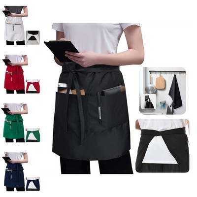 Server Apron with 3 Pockets