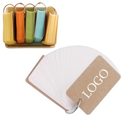 Refillable Buckle Closure Colored Note Pad