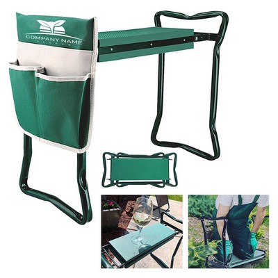 Foldable Garden Stool For Kneeling And Sitting