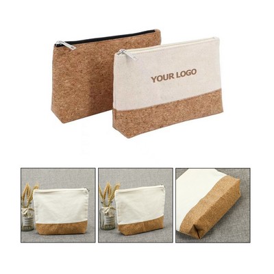 Cotton And Cork Canvas Make Up Case