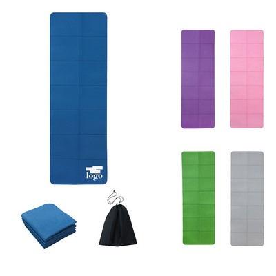 Thickened Nap Folding Yoga Mat