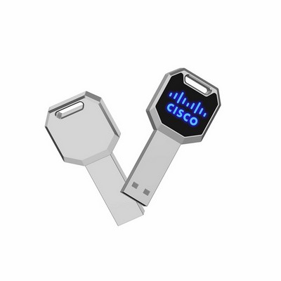 Key Shape LED USB Flash Drive