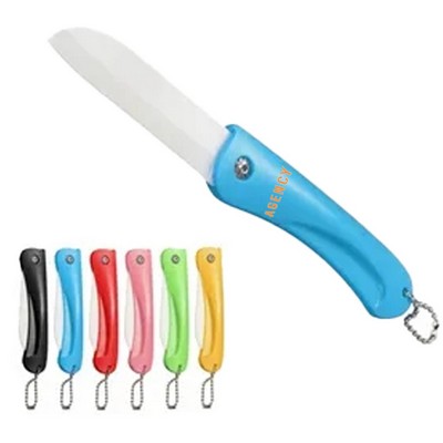 Ceramic Paring Knife with Hanging Chain