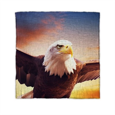 Custom Printing Cotton Blanket (42"x42")