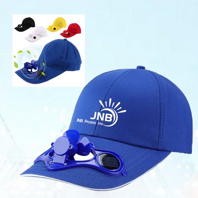 Solar Power Fan Baseball Hat