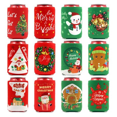 Christmas Can Cooler