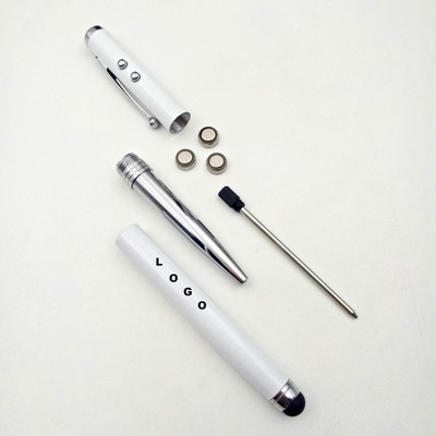 4 In 1 Capacitive Stylus Ballpoint Pen