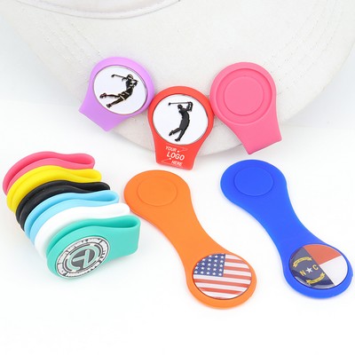 Magnetic Golf Ball Marker with Hat Clip