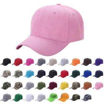 Unbranded Structured Blank Baseball Cap