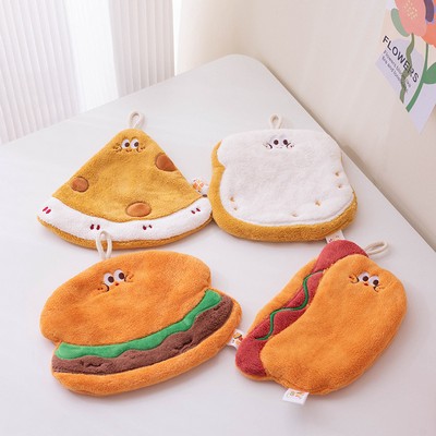 Hamburger Sandwich Food Children's Hand Towel