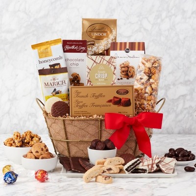 Decadent Delights Chocolate Gift Basket