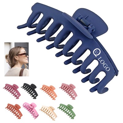 Frosted Big Hair Claw Grip Clip