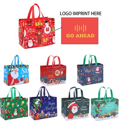 Non-Woven PP Heat-Sealed Christmas Gift Bag