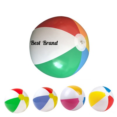 Multi-Colored Inflatable Beach Ball