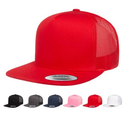 YP Classic® Yupoong Classic Trucker Solid Color Cap w/Mesh