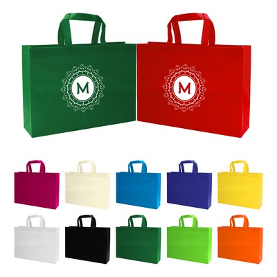 Heat Sealed Non-Woven Tote Bag (16" x 12" x 4")