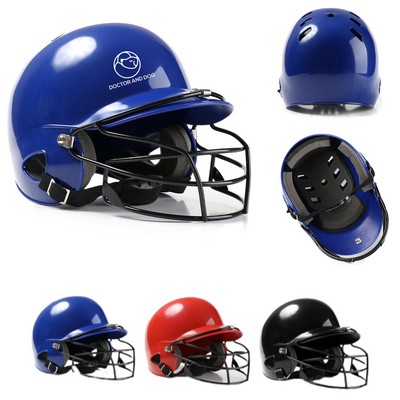 Baseball Softball Batting Helmet With Facemask