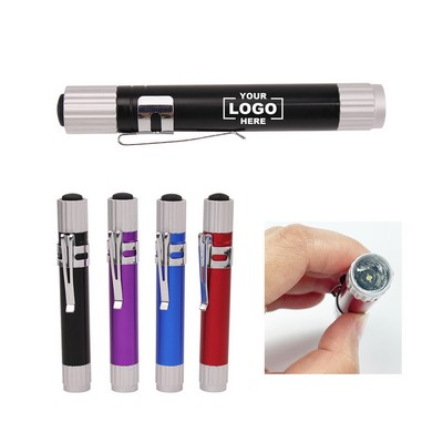 Pocket-Sized LED Clip Flashlight