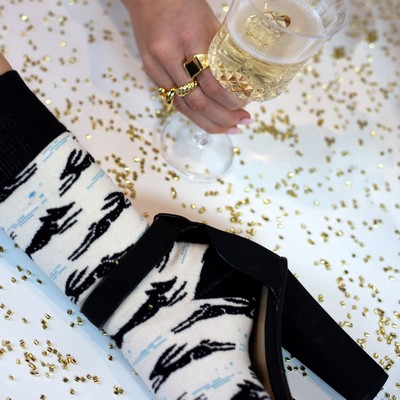 Dress Birthday Socks - Celebratory Footwear for Your Special Day - American Made