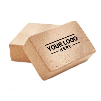 Eco-Friendly Cork Yoga Block- Durable and Supportive Prop