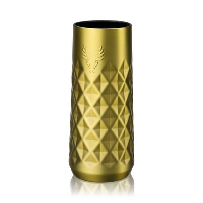 Paragon Stainless Steel Champagne Flute in Gold Viski®